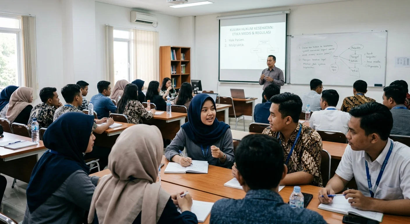 Profesional kesehatan dan hukum dalam kelas Magister Hukum Kesehatan